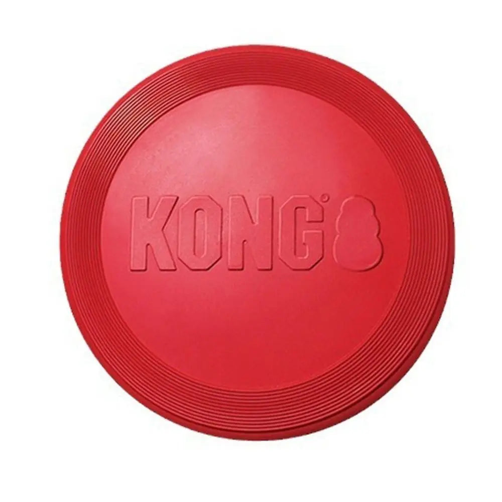 2024 Durable Kong Dog Toys Safer Healthy Activity Kong Flyer Rubber Outdoor Flying Disc