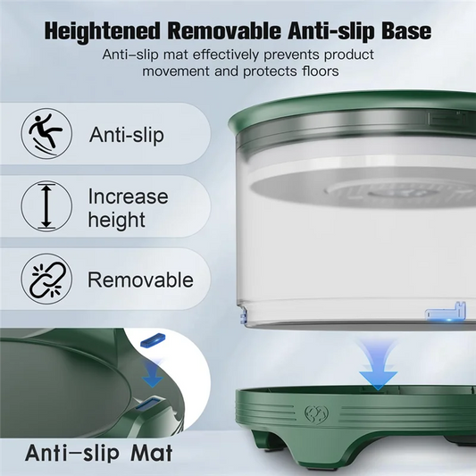 5.5L Dog Water Bowl,Large Capacity No Spill Water Bowl For Dogs, Splash Proof Slow Water Feeder Easy Install Easy To Use A